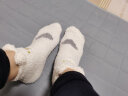 文黎轩【不掉毛】5双韩国可爱地板袜成人珊瑚绒松口睡眠袜冬加厚月子袜 混色5双装 均码（升级款不掉毛） 实拍图