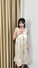 另约带胸垫睡裙女夏季睡衣2026新款冰丝甜美吊带背心中长裙家居服春秋 1356 方领蝴蝶结【可拆卸胸垫】 L 实拍图
