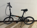 大行（DAHON）折叠自行车20英寸8级变速经典P8单车KBC083 黑色纪念款-京仓 晒单实拍图