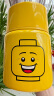 乐高（LEGO）人仔头焖烧杯500ml保温杯大容量水杯便携儿童学生外出礼物黄色 实拍图