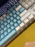宏碁（acer）机械键盘鼠标套装87键/104键拼色有线键盘游戏办公笔记本台式电脑键盘 104键蓝白(青轴)+OMW130鼠标蓝色 实拍图