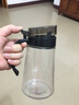 欣美雅厨房用品玻璃放油罐欧式调料倒酱油醋壶防漏套装小油壶香油瓶家用 【深空黑500毫升】1只油壶 实拍图