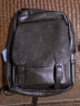 格尔顿双肩包男士背包 新款大容量休闲书包商务出差通勤旅行包可放15.6英寸笔记本电脑包 棕色 实拍图