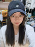 千牧朗帽子男女春秋棒球帽韩版潮百搭遮阳帽户外休闲软顶显脸小鸭舌帽 黑色 实拍图
