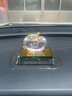 宝佩 高档水晶汽车摆件香水座十二生肖摆件车载饰品车内装饰用品礼品 生肖-狗 实拍图