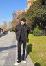 啄木鸟棉服男棉衣秋冬季潮流加厚外套男士衣服秋冬装潮流面包服男装 蓝色 XL 实拍图