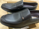 波图蕾斯皮鞋男士套脚商务休闲鞋一脚蹬轻便正装鞋婚鞋男 1805 黑色 40 实拍图