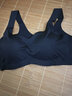 温影无钢圈文胸运动背心冰丝无痕内衣女夏天薄款透气胸罩背心式 黑色升级版 L (36/80) 实拍图
