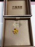 六福珠宝足金在逃公主蝴蝶结黄金吊坠不含项链送礼 计价 F95TBGP0003 1.24克(含工费192元) 实拍图