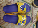 安尚芬踩屎感凉拖鞋女士室内外卡通可爱EVA舒适软底夏季防滑一字拖男款 灰色【卡通熊】 36-37 适合35-36 实拍图