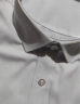 南极人衬衫男 纯色长袖商务衬衫男士棉质舒适衬衣外套修身西装衬衫3XL 实拍图