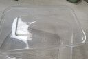 特美居 一次性饭盒餐盒方形透明塑料快餐盒50只套装650ml带盖外卖打包盒水果盒子便当汤碗餐具 实拍图