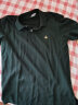 布克兄弟（BrooksBrothers）男夏季金羊刺绣珠地网眼修身短袖Polo衫 3003-墨绿色 M 实拍图
