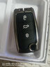 曲园大众钥匙套新速腾朗逸途观L探岳途昂x帕萨特CC宝来途岳汽车包扣壳 大众A款 亮黑枪(单壳) 实拍图