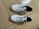 特步男鞋春季板鞋平小白鞋2026新款低帮男士休闲滑板鞋白色运动鞋子男 白黑 42 实拍图