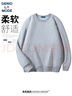 GENIOLAMODE森马集团卫衣男日系纯色休闲圆领套头上衣宽松舒适百搭长袖 实拍图