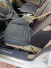 翰静2025新款汽车坐垫全包围四季通用皮座垫五座小车免拆汽车座套适于 黑白色 荣威350 360 550 950 W5 E550 实拍图