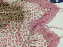 媚の火 女士性感睡衣春秋可爱豹纹吊带睡裙女内衣家居服冰丝纯欲 香槟 M码 (80-105斤) 实拍图