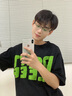 DRATRA近视眼镜半框架男士防蓝光辐射光学镜架可配度数散光变色镜片商务 实拍图