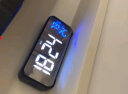 码仕 闹钟学生温湿度计电子智能简约夜光LED声控大音量电子钟8820黑色 晒单实拍图
