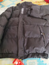 2025新款男士运动羽绒棉服冬季加绒加厚保暖棉衣大码宽松棉袄外套 （NK-8388）黑色 5XL (建议180-200斤) 实拍图