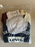 Levi's李维斯儿童装长袖T恤秋季新款男童女童上衣宝宝打底衫 深靛蓝 120 /60 【建议身高110-116cm】 实拍图