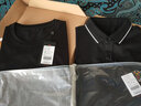 布先生春夏季男士短袖T恤简约男装纯棉圆领白色衣服AT10861 黑色 L (175) 实拍图
