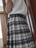 圣洛锋 原创JK制服百褶裙女银线格裙套装全套少女学生日系学院风 深海精灵（42CM短袖套装） M 腰围（64-68） 实拍图