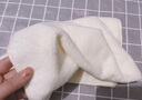 GGT日本雪花绒毛巾加厚男女洗脸干发面巾速干吸水不掉毛家用酒店毛巾 乳白 实拍图