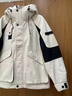 鸭鸭工装连帽羽绒服男女士装冬季加厚保暖情侣装防寒户外外套衣服潮流 黑色 XL 实拍图