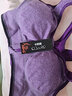 卡熙雅（CAWIE）前置拉链运动文胸 无钢圈防震训练跑步健身内衣 瑜伽休闲睡眠背心 紫色 L（80A/B/C 85A/B/C） 实拍图
