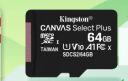 金士顿（Kingston）64GB TF（MicroSD） 存储卡 U1 A1 V10 读速100MB/s 手机游戏机监控运动相机行车记录仪内存卡 实拍图