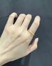 中国黄金（CHINA GOLD）樱花黄金戒指女足金古法素圈对戒婚戒七夕情人节礼物送女友老婆 15#樱花戒指约1.1g*甄选礼盒 实拍图