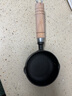 小幸福鑄鐵煎蛋锅热油小锅迷你泼油小铁锅铸铁加深无涂层平底锅蛋饺烧油炸锅 热油单锅（高4cm) （较小） 11cm 实拍图