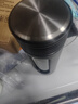 恩尔美（nRMEi）水杯男士大容量茶杯便携车载办公防摔耐高温茶水分离泡茶玻璃杯子 商务黑420ml【茶隔+经典款】 实拍图