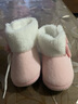 9i9宝宝棉鞋加厚加绒靴子婴儿学步鞋脚包软底防掉保暖0-1岁A227粉色 实拍图