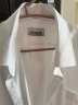 乔治白【免烫】衬衫白色纯棉男士长袖商务正装纯色品牌高纱支纯白衬衣 白色QCC6C01488 40 晒单实拍图