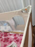 M-CASTLE婴儿床围栏宝宝床上防摔护栏儿童床边防掉床挡板防夹伤无缝防窒息 奶咖 单面装 2.0米 实拍图