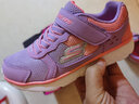 Skechers斯凯奇童鞋女童休闲跑步鞋舒适网布运动鞋81358L 实拍图