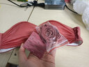 俏曼芬无肩带文胸防滑聚拢小胸显大内衣女薄款无钢圈性感套装抹胸裹胸罩 砖红色套装（配内裤） M 34/75(AB通杯约2CM) 实拍图