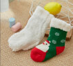 北虞袜子袜子袜子防滑儿童加绒地板袜中筒袜保暖地毯袜圣诞袜新年袜 圣诞老人  L码（脚底16cm建议3-6岁左右） 晒单实拍图