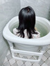 奔麦(派送上门)泡澡桶成人洗澡桶折叠浴桶可坐躺婴儿童游泳桶家用宝宝 升级感温【加高款】可折叠丨灰 实拍图