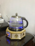 德纳森烧水壶  耐高温玻璃养生煮茶壶 自动上水智能玻璃电茶壶泡茶炉煮茶套装单炉家用电水壶 1.2L 金白色款 实拍图