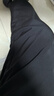 鸭鸭（YAYA）羽绒裤男直筒宽松厚款保暖青年2025冬季新款加绒休闲裤子 黑色【平脚】 3XL 190(建议170-185斤) 实拍图
