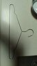 第6金（DEMETAL）不锈钢衣架304晾衣架加粗衣服架挂钩晒衣架防风内衣服挂架子衣撑 42cm成人通用款（304不锈钢） 50个装 实拍图