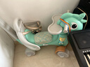 幼贝臣摇摇马木马儿童玩具男女孩婴儿0-1-3岁宝宝早教生日礼物 天马薄荷绿推杆+餐盘 实拍图