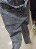 椋釉牛仔裤男秋季冬款宽松直筒长裤新款九分百搭男士裤子男休闲裤男 灰色 XL （130-140斤可穿） 实拍图