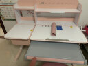 博士有成（BSUC） 儿童学习桌套装写字桌椅家用小学生书桌可升降调节电脑桌学生桌 公益新秀1.2米+舒压椅粉色套装 实拍图