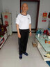啄木鸟（TUCANO）短袖t恤运动套装男【父亲节礼物】休闲裤三件套白色C 3XL 实拍图