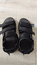 安踏（ANTA）凉鞋男鞋冬季新款轻便透气软底户外拖鞋休闲外穿沙滩鞋运动凉鞋男 【可调节魔术贴】基础黑8308-1 44 【适合日常43-44】 实拍图